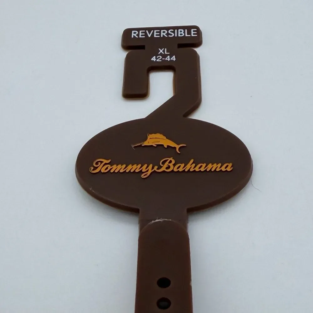 NWT Tommy Bahama Reversible Brown/Black Leather Men’s Belt Size XL 42-44